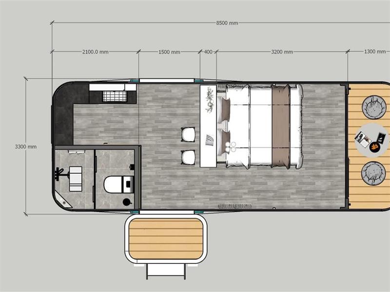 Apple cabin houses